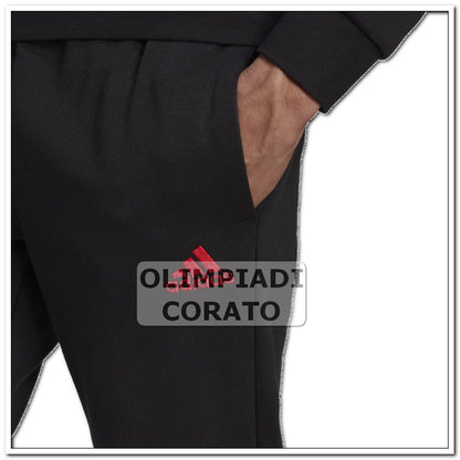 TUTA ADIDAS CAPPUCCIO NERO