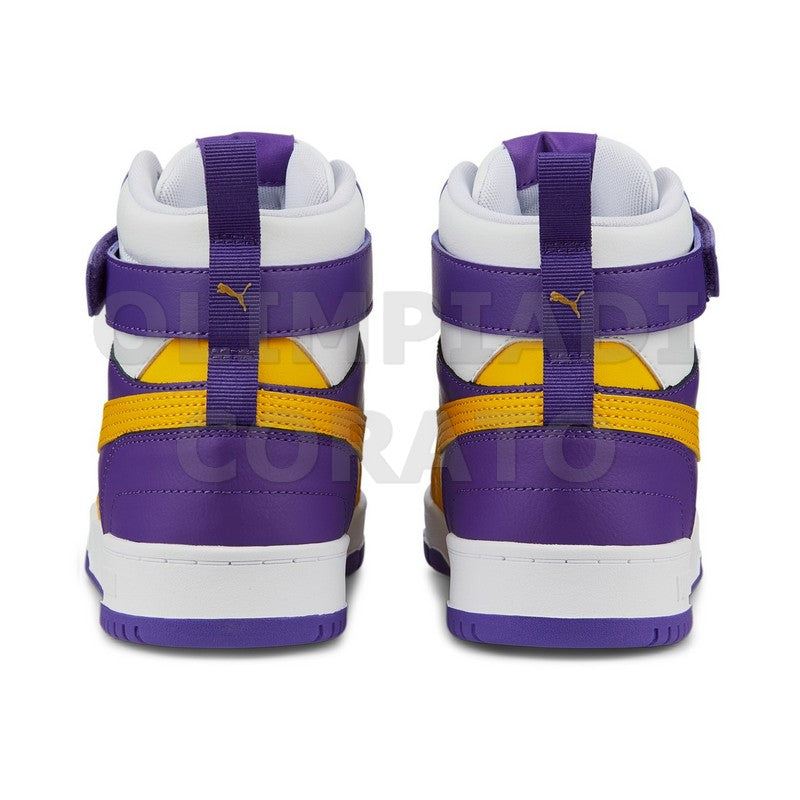 RBD GAME PUMA MID RETRO BASKET BIANCO GIALLO VIOLA