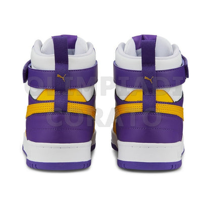RBD GAME PUMA MID RETRO BASKET BIANCO GIALLO VIOLA