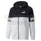 FELPA ZIP CAPPUCCIO PUMA NERO-BIANCO