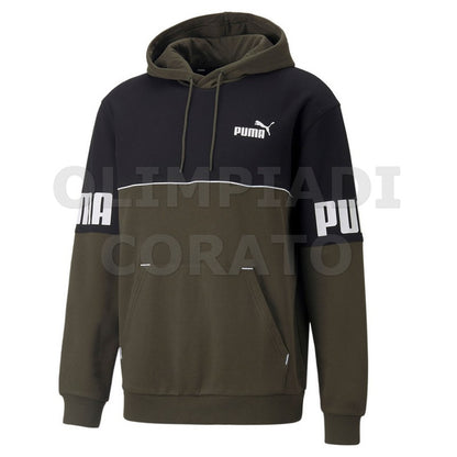FELPA PUMA CAPPUCCIO VERDONE