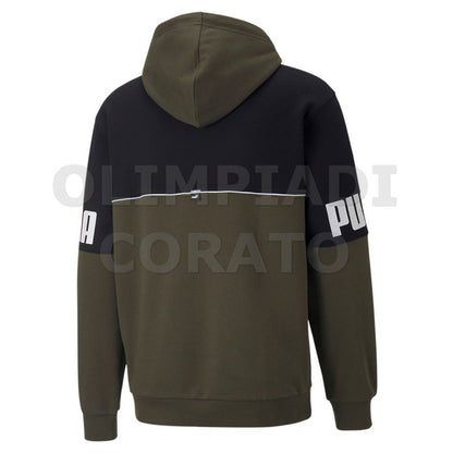 FELPA PUMA CAPPUCCIO VERDONE