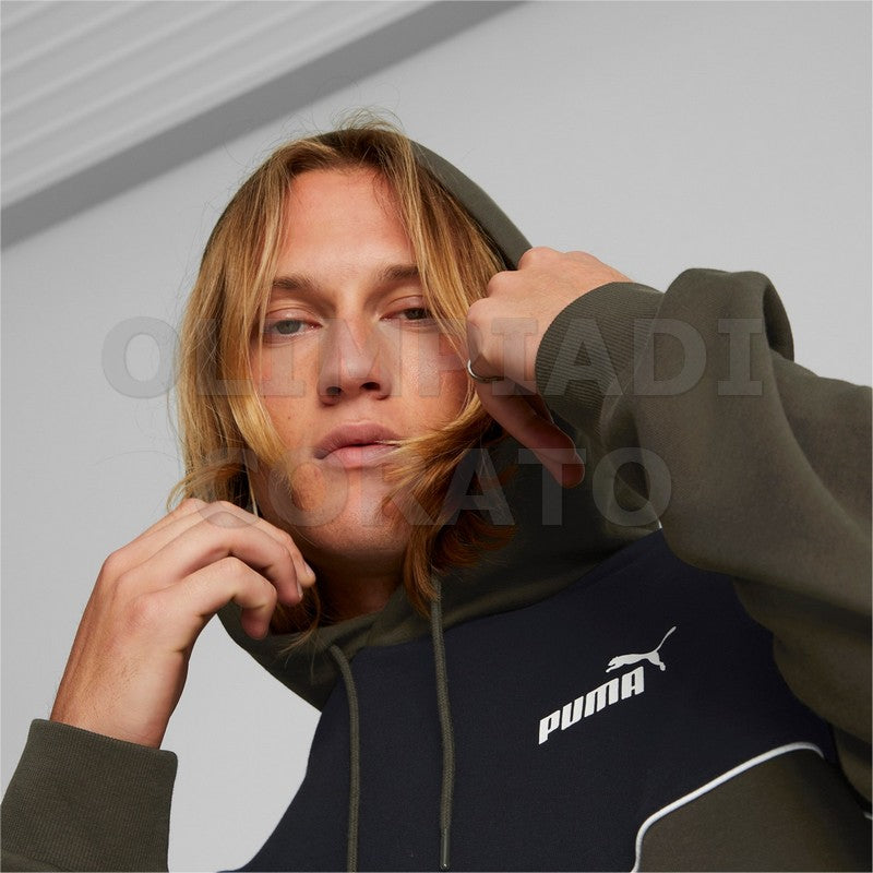 FELPA PUMA CAPPUCCIO VERDONE