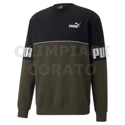 FELPA PUMA GIRO CREW VERONE NERO