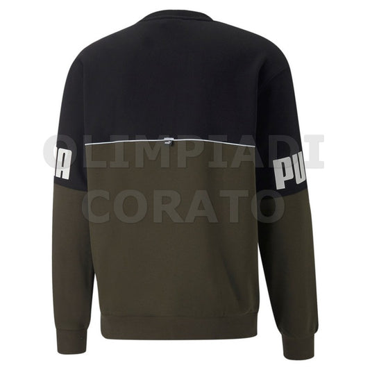 FELPA PUMA GIRO CREW VERONE NERO