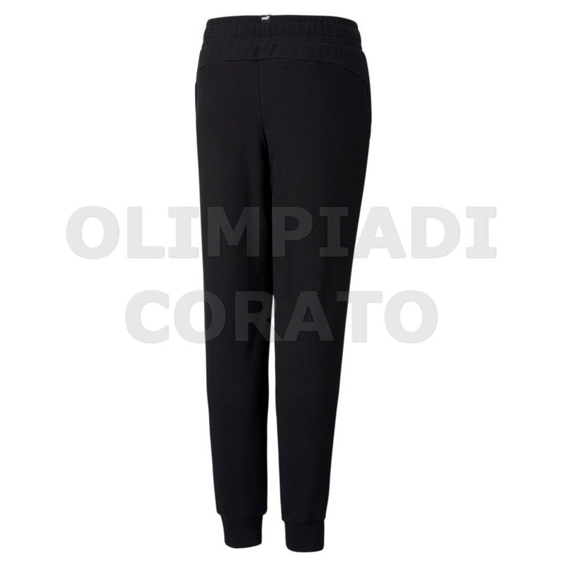 PANTALONE PUMA NERO FELPA JUNIOR