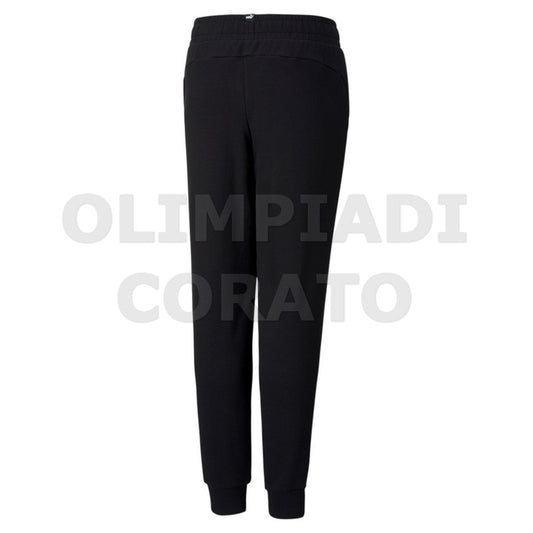PANTALONE PUMA NERO FELPA JUNIOR