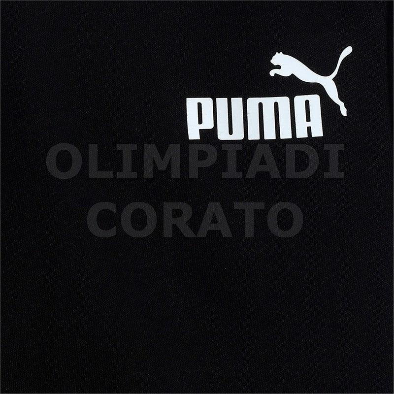 PANTALONE PUMA NERO FELPA JUNIOR