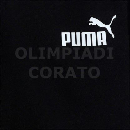 PANTALONE PUMA NERO FELPA JUNIOR
