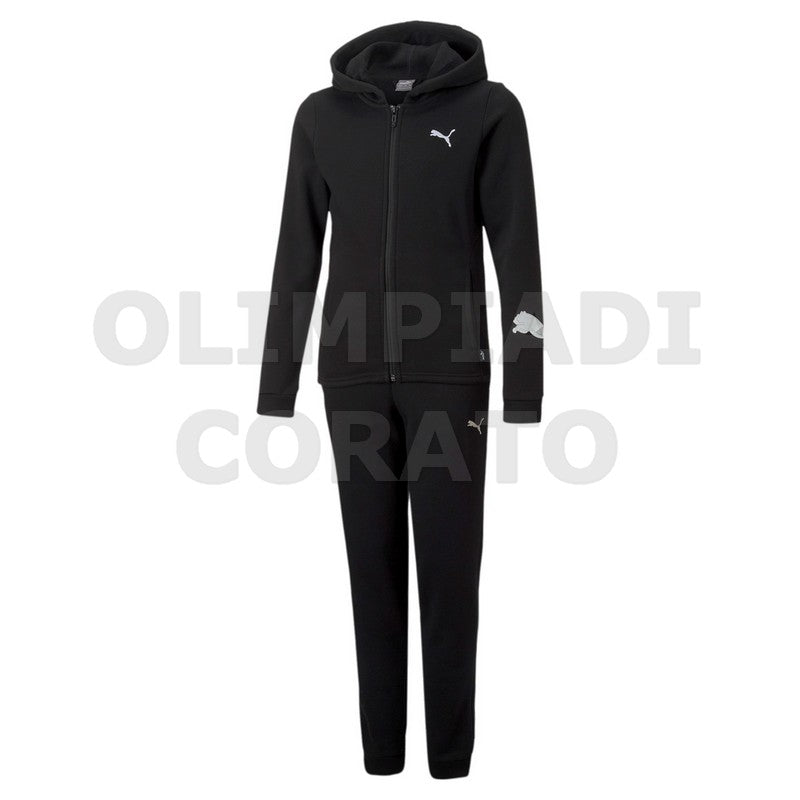 TUTA PUMA NERA GIRL JR