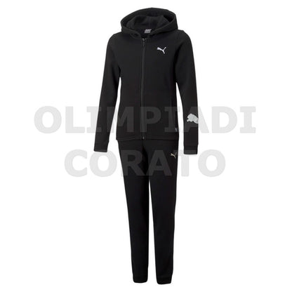 TUTA PUMA NERA GIRL JR