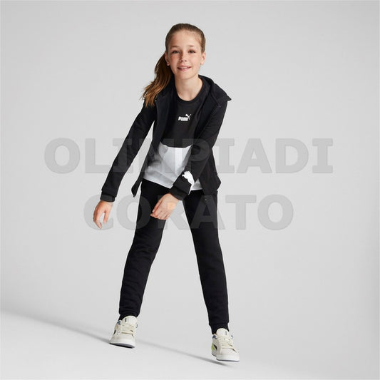 TUTA PUMA NERA GIRL JR