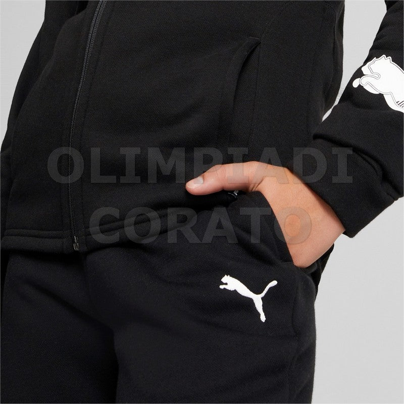 TUTA PUMA NERA GIRL JR