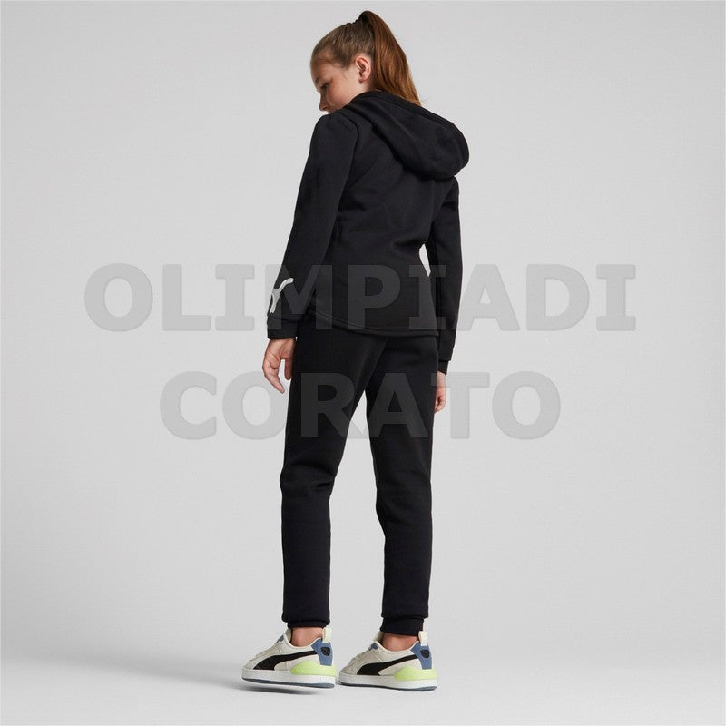 TUTA PUMA NERA GIRL JR