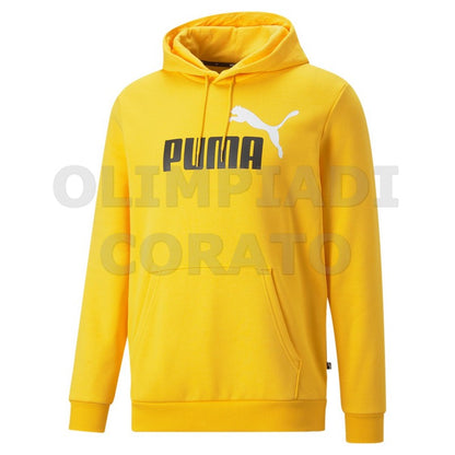 FELPA CAPPUCCIO UOMO PUMA GIALLO
