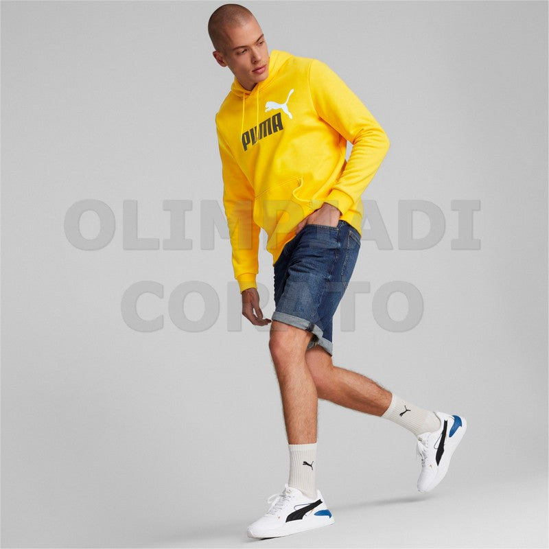 FELPA CAPPUCCIO UOMO PUMA GIALLO
