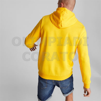 FELPA CAPPUCCIO UOMO PUMA GIALLO