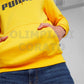 FELPA CAPPUCCIO UOMO PUMA GIALLO