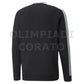 FELPA GIRO PUMA UOMO COLORBLOCK NERO GRIGIO