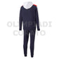 TUTA PUMA FELPA COLORBLOCK BLU ROSSO