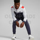 TUTA PUMA FELPA COLORBLOCK BLU ROSSO