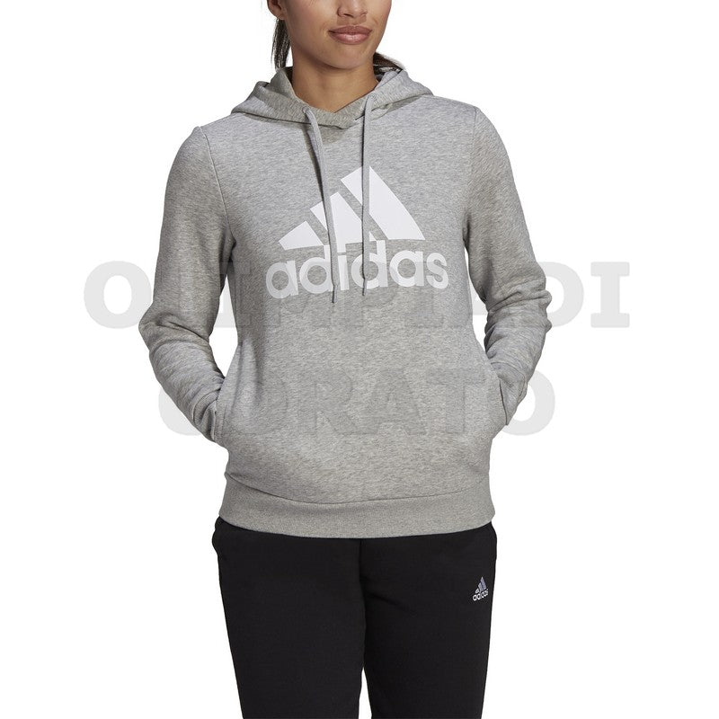 FELPA CAPPUCCIO DONNA ADIDAS GRIGIO