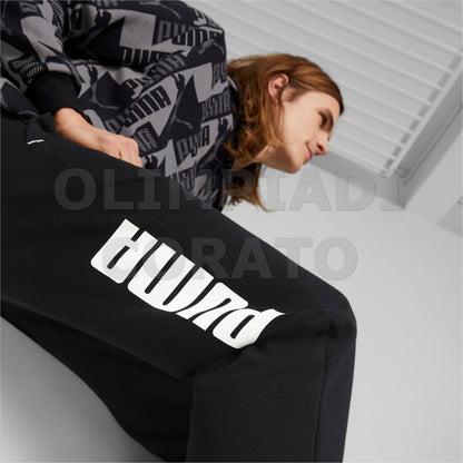 PANTALONE LOGONE PUMA NERO