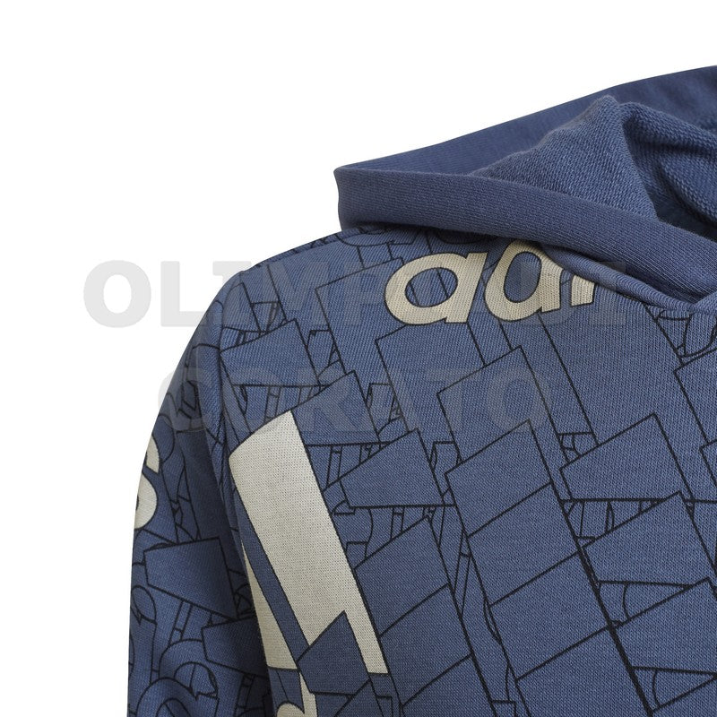 FELPA COTONE FRANCH TERRY JR ADIDAS