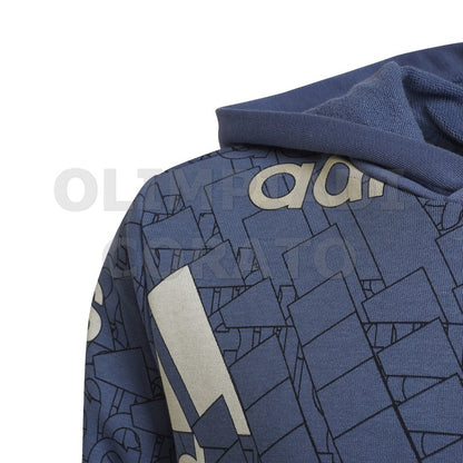 FELPA COTONE FRANCH TERRY JR ADIDAS