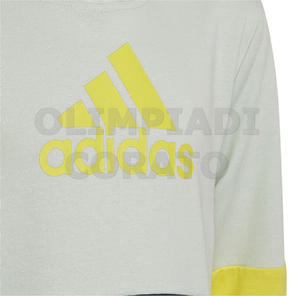 FELPA COTONE FRENCH TERRY ADIDAS JR