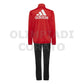 TUTA IN ACETATO ADIDAS JUNIOR ROSSO