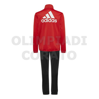 TUTA IN ACETATO ADIDAS JUNIOR ROSSO