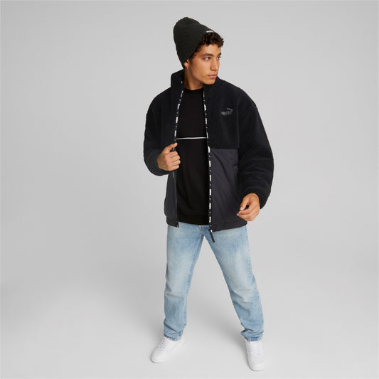 CAPPELLO LANA PUMA NERO ACRILICO