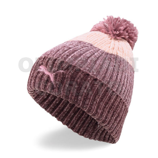 CAPPELLO LANA PUMA ROSA PON PON
