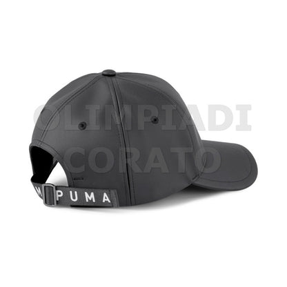 CAPPELLO VISIERA PUMA  VEGAN SIMILPELLE NERO