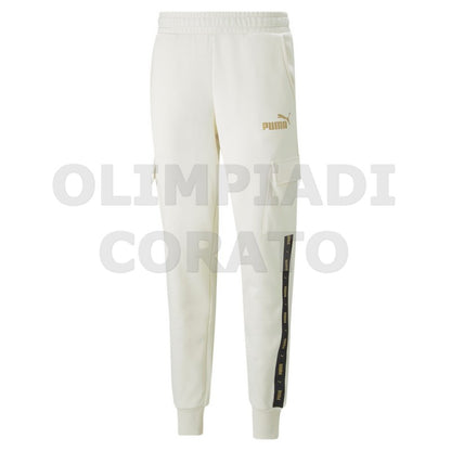 PANTALONE CARGO ESS TAPE GOLDEN BIANCO PUMA