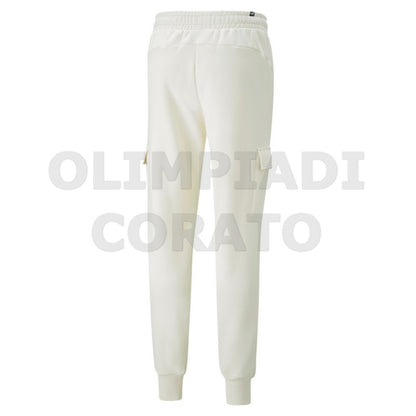 PANTALONE CARGO ESS TAPE GOLDEN BIANCO PUMA