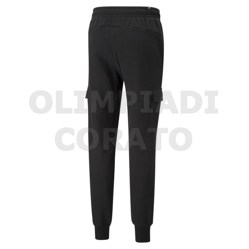 PANTALONE CARGO ESS TAPE GOLDEN NERO PUMA