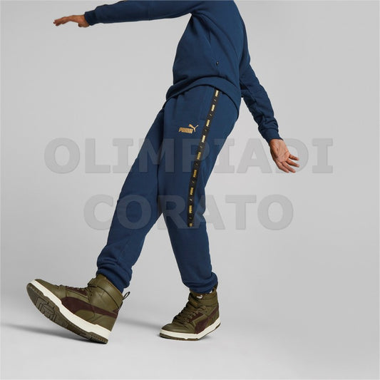 PANTALONE ESS TAPE GOLDEN PUMA BLU
