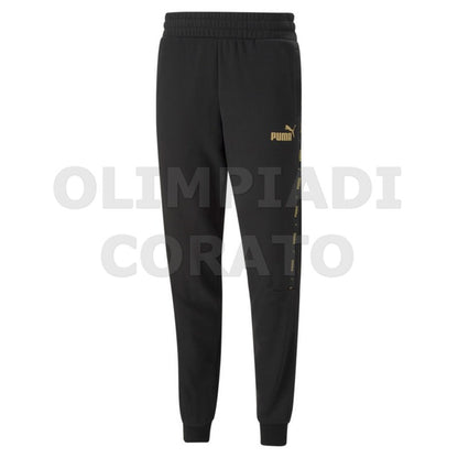 PANTALONE ESS TAPE GOLDEN PUMA NERO