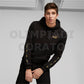 FELPA CAPPUCCIO ESS TAPE GOLDEN PUMA NERO