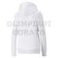 FELPA CAPPUCCIO ESS METALLICS SPARKLE PUMA DONNA BIANCA