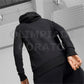 FELPA CAPPUCCIO ESS METALLICS SPARKLE PUMA NERA