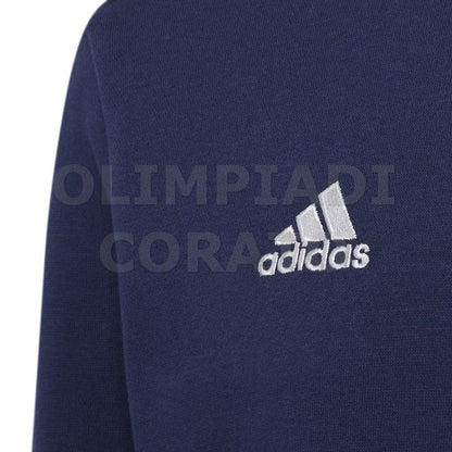 FELPA CREW GIRO ADIDAS BLU JUNIOR ENT22