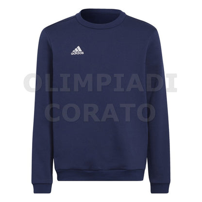 FELPA CREW GIRO ADIDAS BLU JUNIOR ENT22
