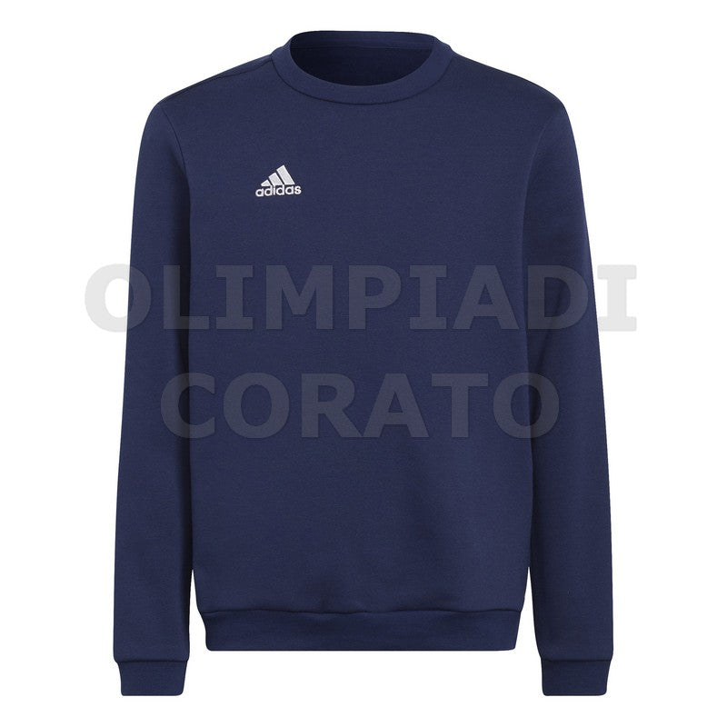 FELPA CREW GIRO ADIDAS BLU JUNIOR ENT22