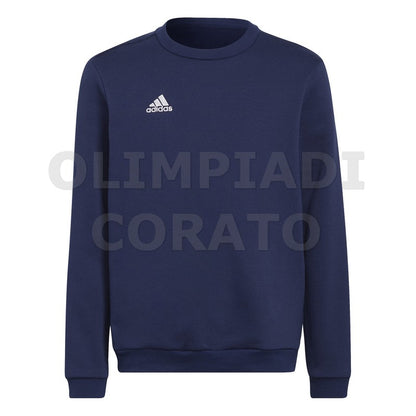 FELPA CREW GIRO ADIDAS BLU JUNIOR ENT22