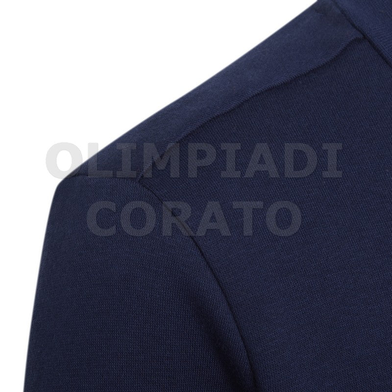 FELPA CREW GIRO ADIDAS BLU JUNIOR ENT22