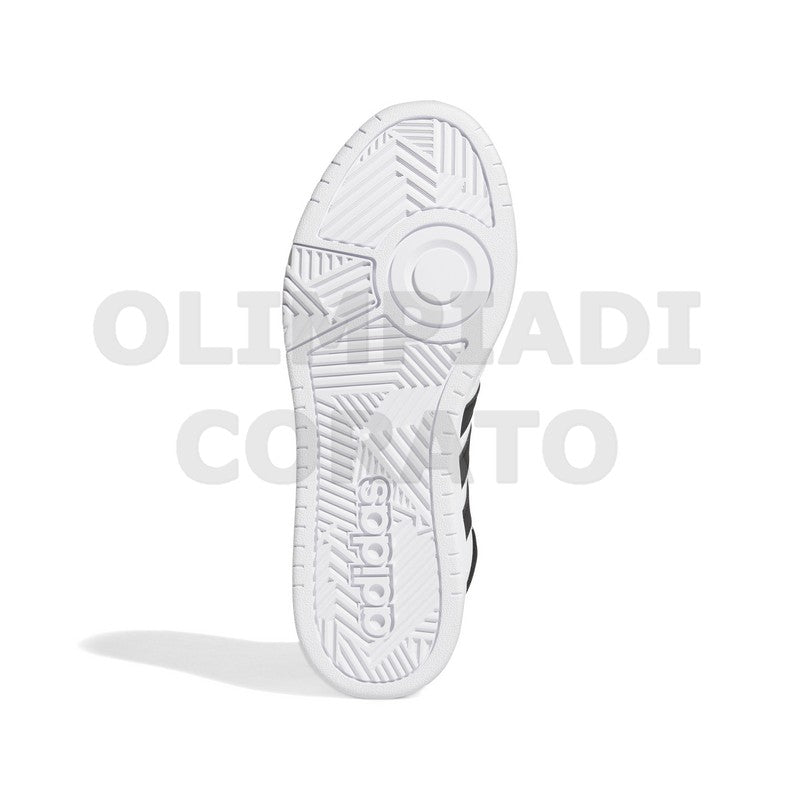 ADIDAS HOOPS 3.0 MID BIANCO NERO
