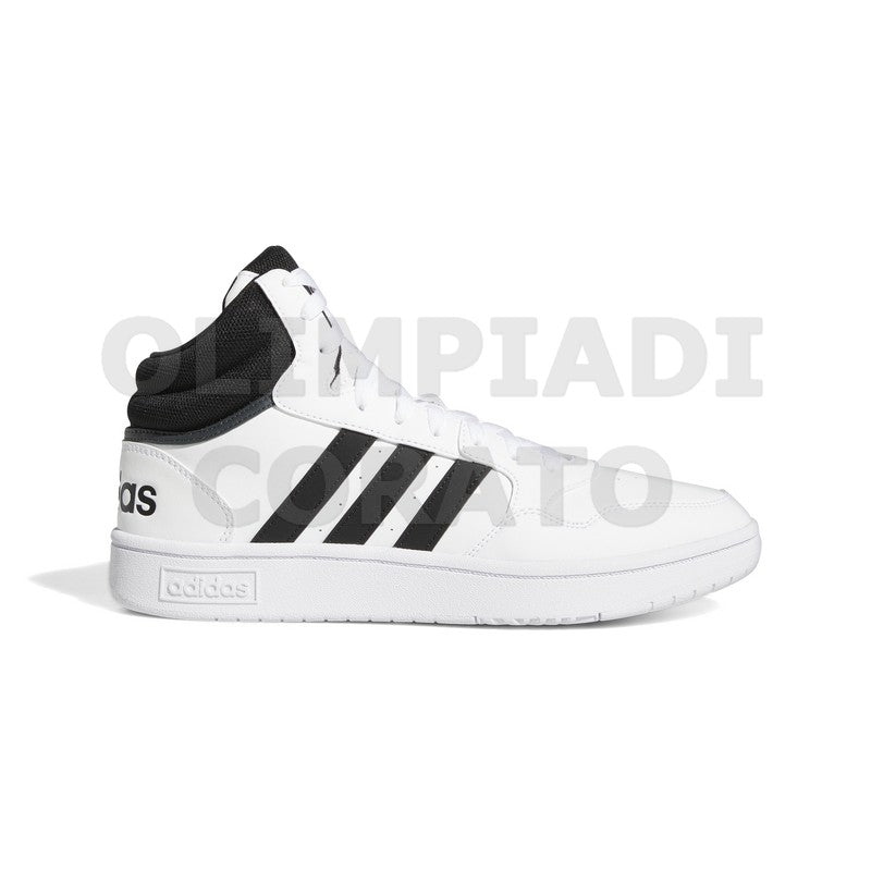 ADIDAS HOOPS 3.0 MID BIANCO NERO